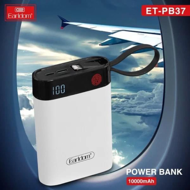 Sạc Dự Phòng 10.000mAh Earldom ET-PB37 Hàng Chuẩn Chất Lượng Cao (JA S