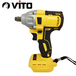Thân Máy Siết Bulong Chạy Pin 21V Không Chổi Than Đầu 2 Trong 1 Màu Vàng