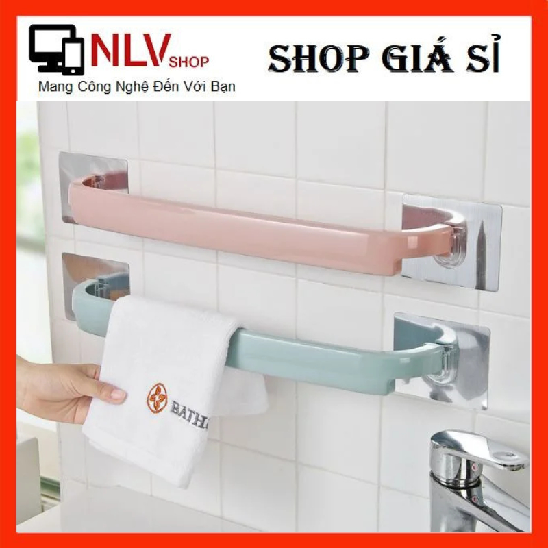 Giá treo khăn nhà tắm,thanh treo khăn mặt,giày dép dán tường tiện lợi,gọn gàng sử dụng dễ dàng,không cần khoan tường