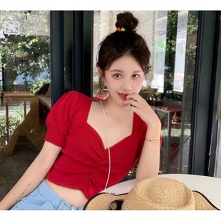 Áo croptop dệt kim (link đặt trên live)