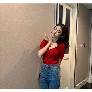 Áo croptop dệt kim (link đặt trên live)
