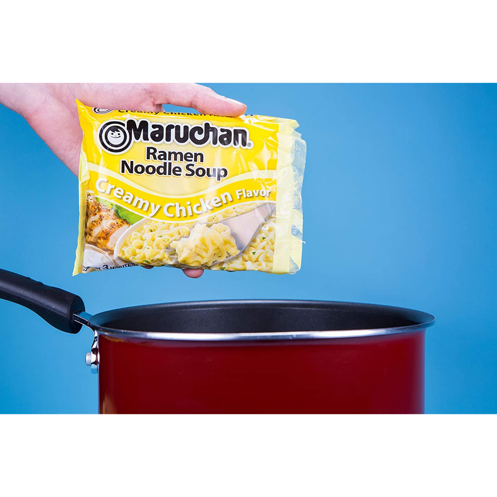 Mì gà ăn liền sốt kem Maruchan Creamy Chicken Ramen Noodles, 3 oz Packaged Soup