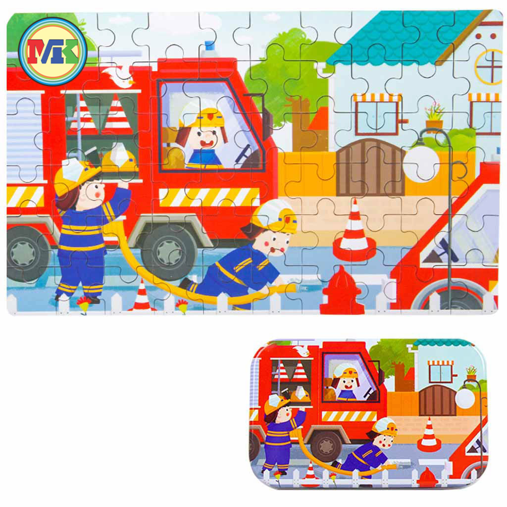 Tranh Ghép Hình 60 Mảnh Ghép - Hộp Nhôm Cao Cấp - Siêu Xịn