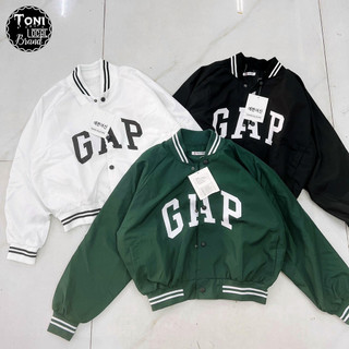 Áo bomber dù dơi croptop gap - áo khoác dù lửng 2 lớp unisex