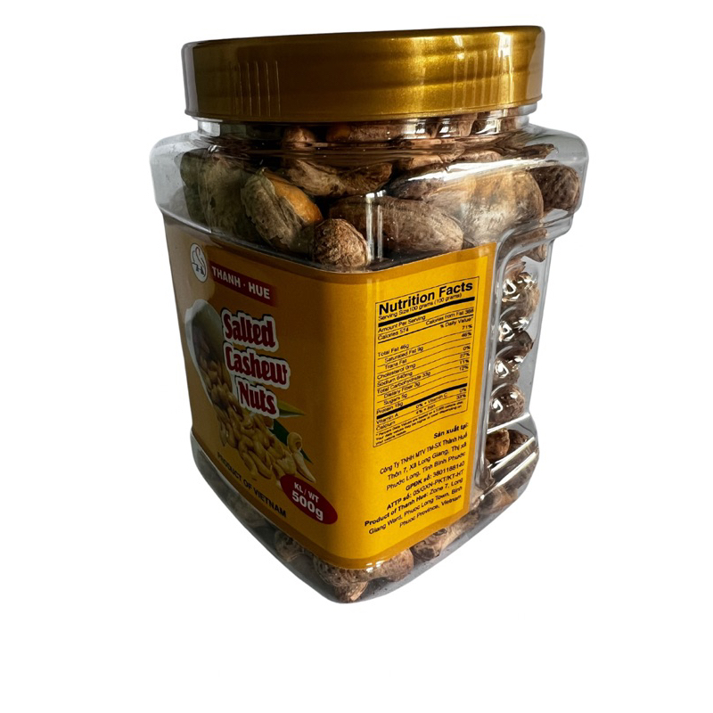 Hộp Điều rang muối Bình Phước 500gr