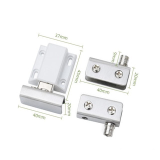Bản lề kẹp kính nhấn đóng nhấn mở cối xoay Inox 304