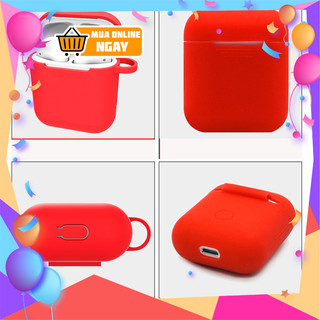 [HSP26] Túi Silicon Cho Tai Nghe AirPods có lỗ móc 🌙🌝[SIÊU SALE][SIÊU XINH]⭐🌟 Túi đựng Airpod siêu xinh