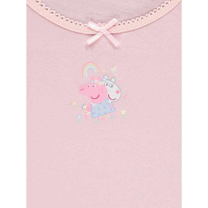 Set 3 áo ba lỗ bé gái George uk size 4-5y