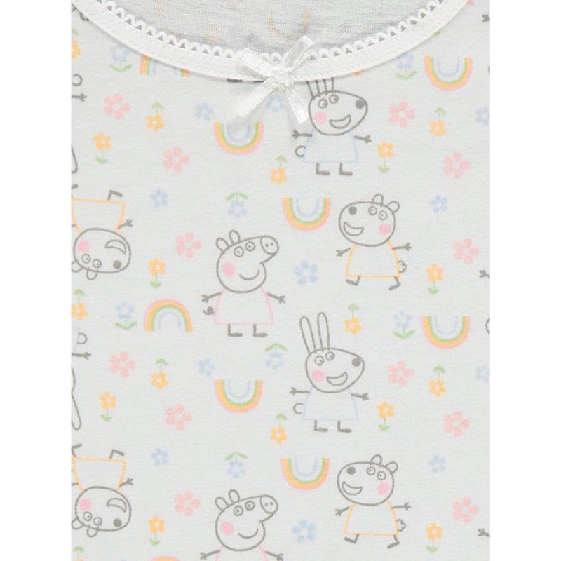 Set 3 áo ba lỗ bé gái George uk size 4-5y