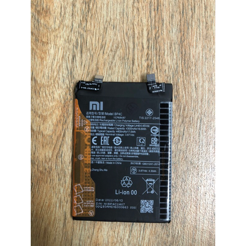 Pin Xiaomi Redmi note 12 - Pin BP4C zin new chất lượng cao