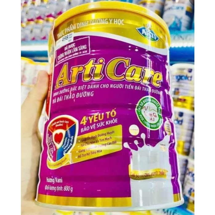 Sữa Arti Care 400 & 800gr - Dành cho người tiểu đường - NPP chính hãng