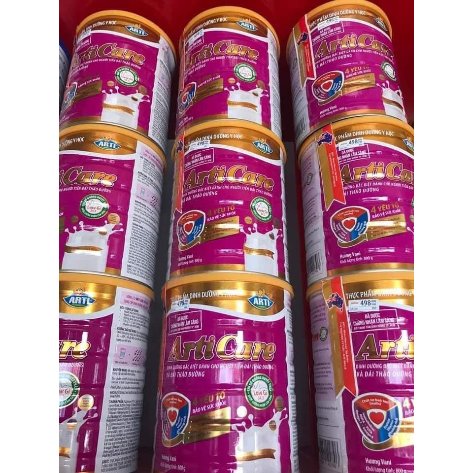 Sữa Arti Care 400 & 800gr - Dành cho người tiểu đường - NPP chính hãng