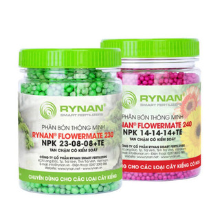 Combo bộ đôi phân tan chậm có kiểm soát rynan chuyên dùng cho cây kiểng