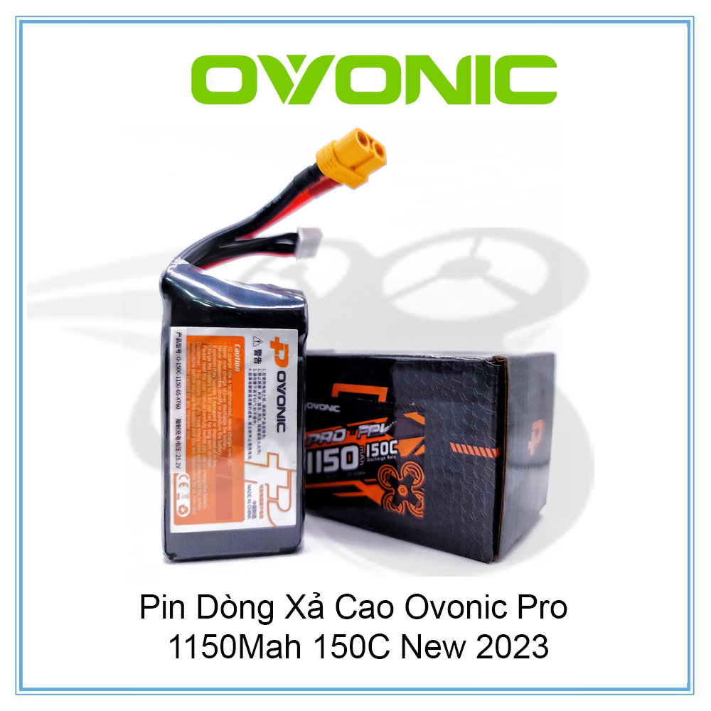 Pin Dòng Xả Cao Ovonic Pro 1150Mah 150C New 2023