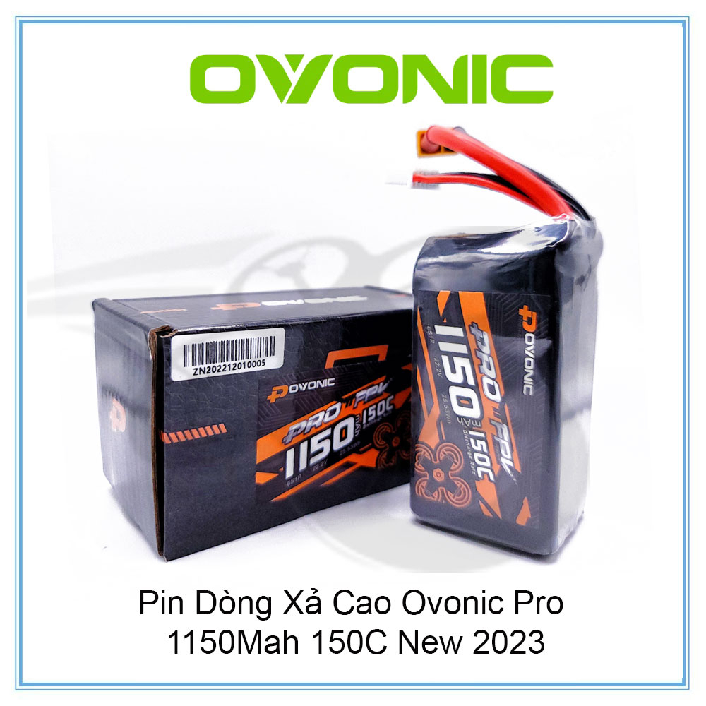 Pin Dòng Xả Cao Ovonic Pro 1150Mah 150C New 2023