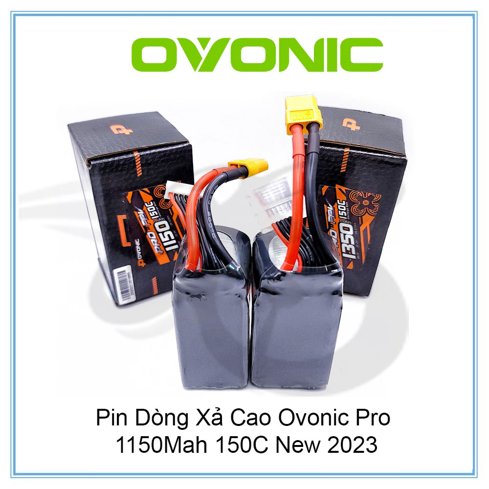 Pin Dòng Xả Cao Ovonic Pro 1150Mah 150C New 2023
