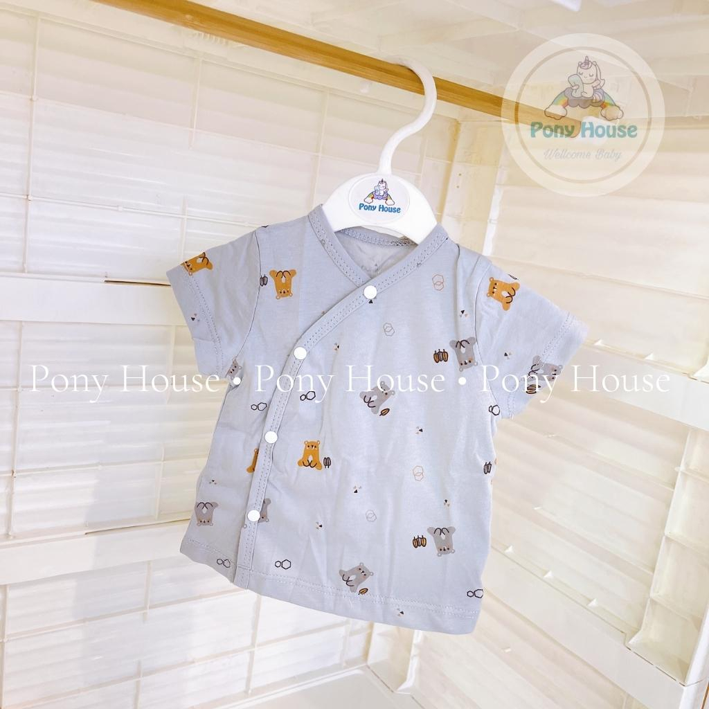 Bộ Cộc Tay Dokma Cài Lệch (Cài Chéo) Chất Cotton Mỹ Siêu Mềm Mịn Cho Bé Trai, Bé Gái Từ Sơ Sinh Đến 9 Tháng