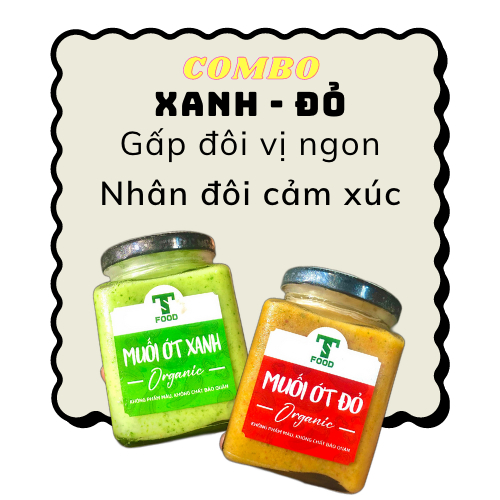 Combo xanh đỏ chấm hải sản, thịt nướng, trái cây TSfood