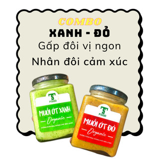 Combo xanh đỏ chấm hải sản, thịt nướng, trái cây TSfood
