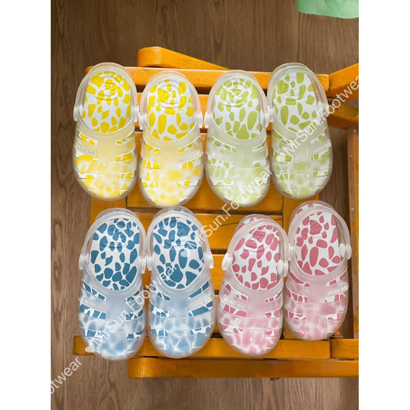 Dép sandal quai trong dáng Crocs cho bé trai và bé gái