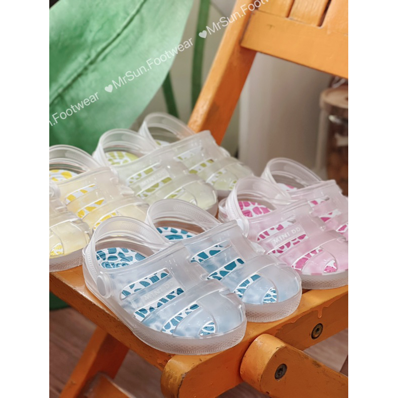 Dép sandal quai trong dáng Crocs cho bé trai và bé gái
