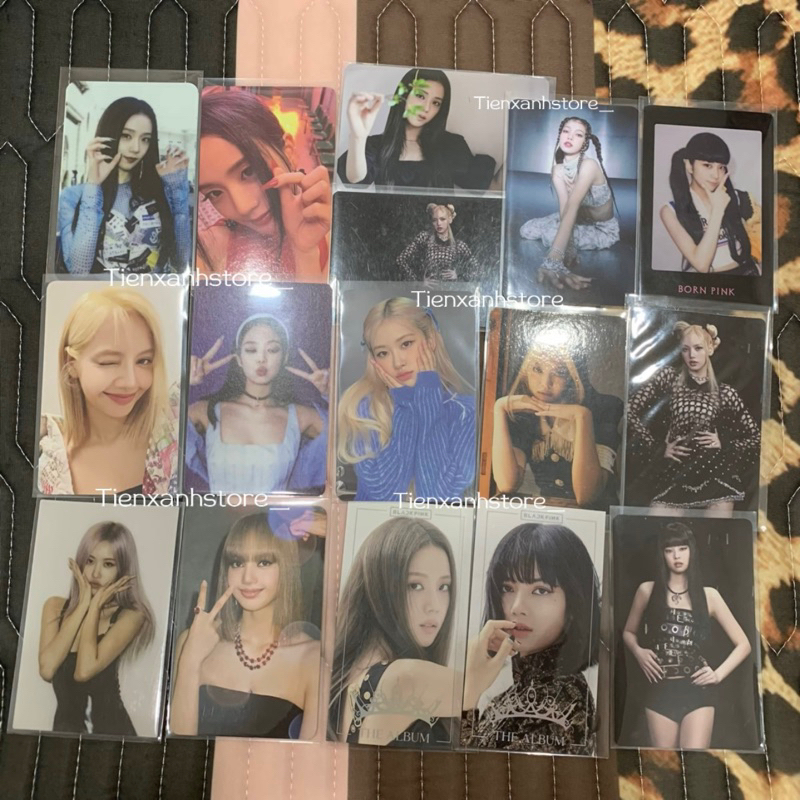 Bộ ảnh thẻ card Blackpink Lisa Jennie Rosé Jisoo