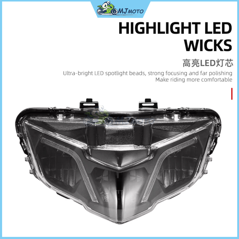 Đèn pha xe máy cho Yamaha Exciter 150 EX150 2019 Lc135 V8 Y15Zr V2 Ex150 V2 Exciter150 EX 135 V8
