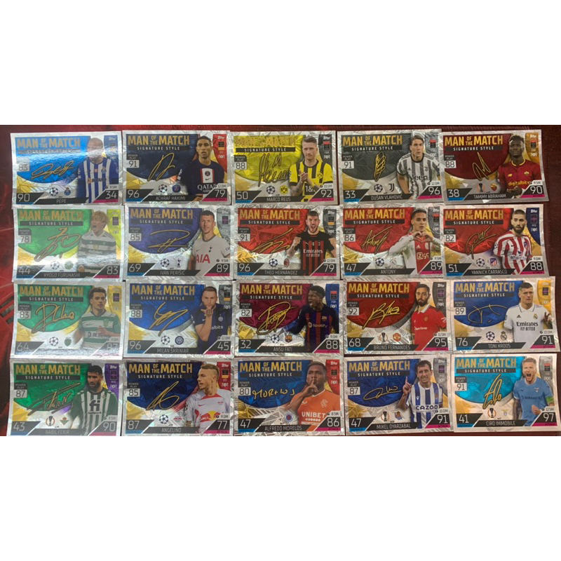 Thẻ chữ ký Signature Style Match Attax 2022/23