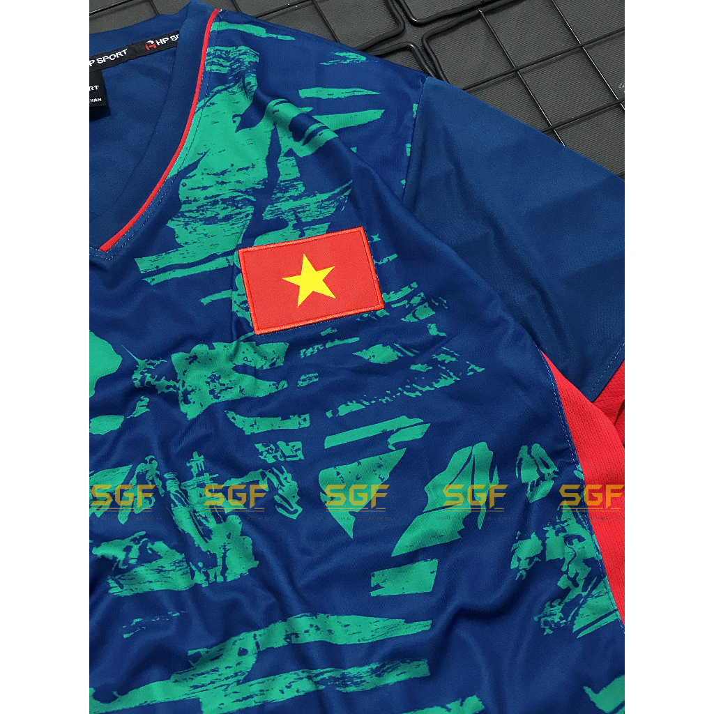 Đồ Bóng Đá TUYỂN VIỆT NAM xanh lý mẫu tập 2023