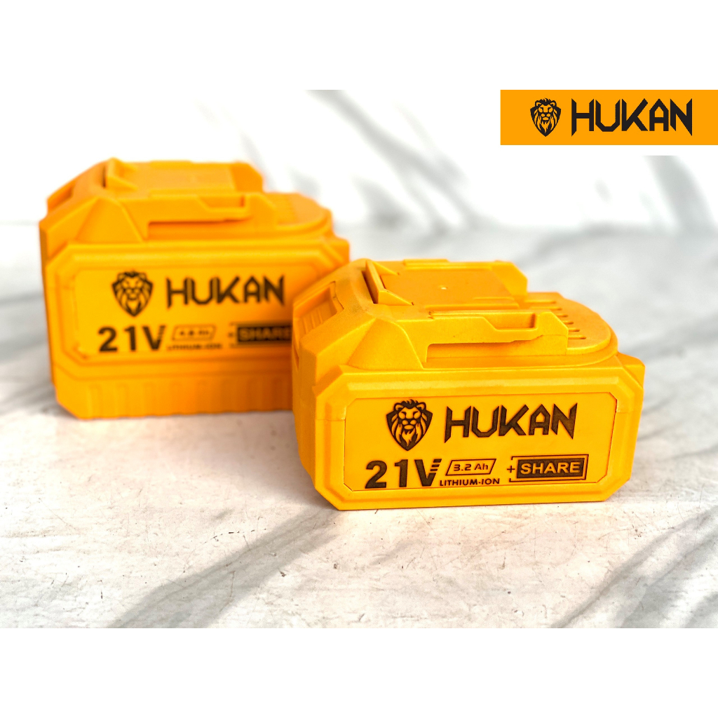 Pin Hukan chống cháy chính hãng 15 cell 10 cell thế hệ mới sử dụng chân pin phổ thông có đèn báo pin