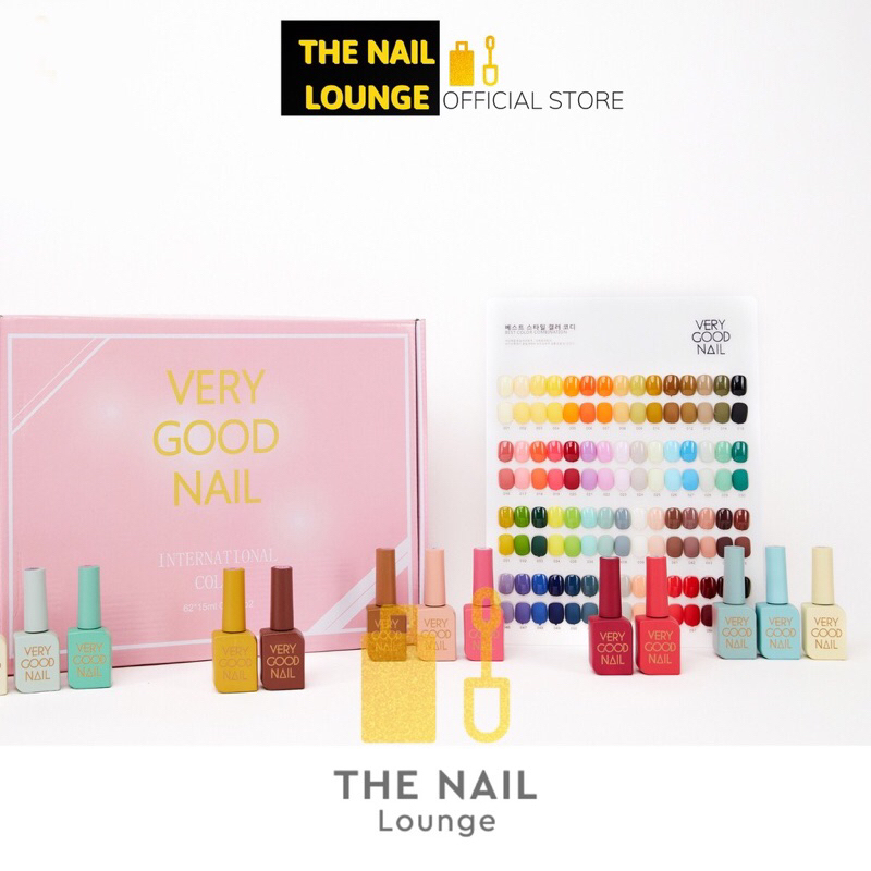 Set 60 sơn gel VERY GOOD NAIL chai 15ml, set 24 chai thạch VRG có tặng kèm bảng màu - ĐỒ NAIL VIỆT