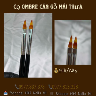 Cọ ombre cán gỗ mái thưa
