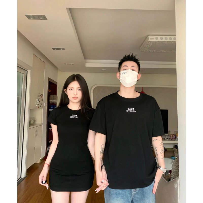 Couple Summer - set váy body kèm áo thun nam