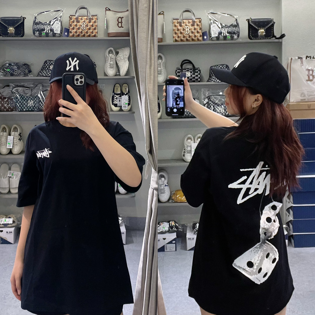 Chính hãng STUSSY FUZZY DICE TEE - Áo thun Stussy Unisex Nam Nữ chính hãng Authenitc