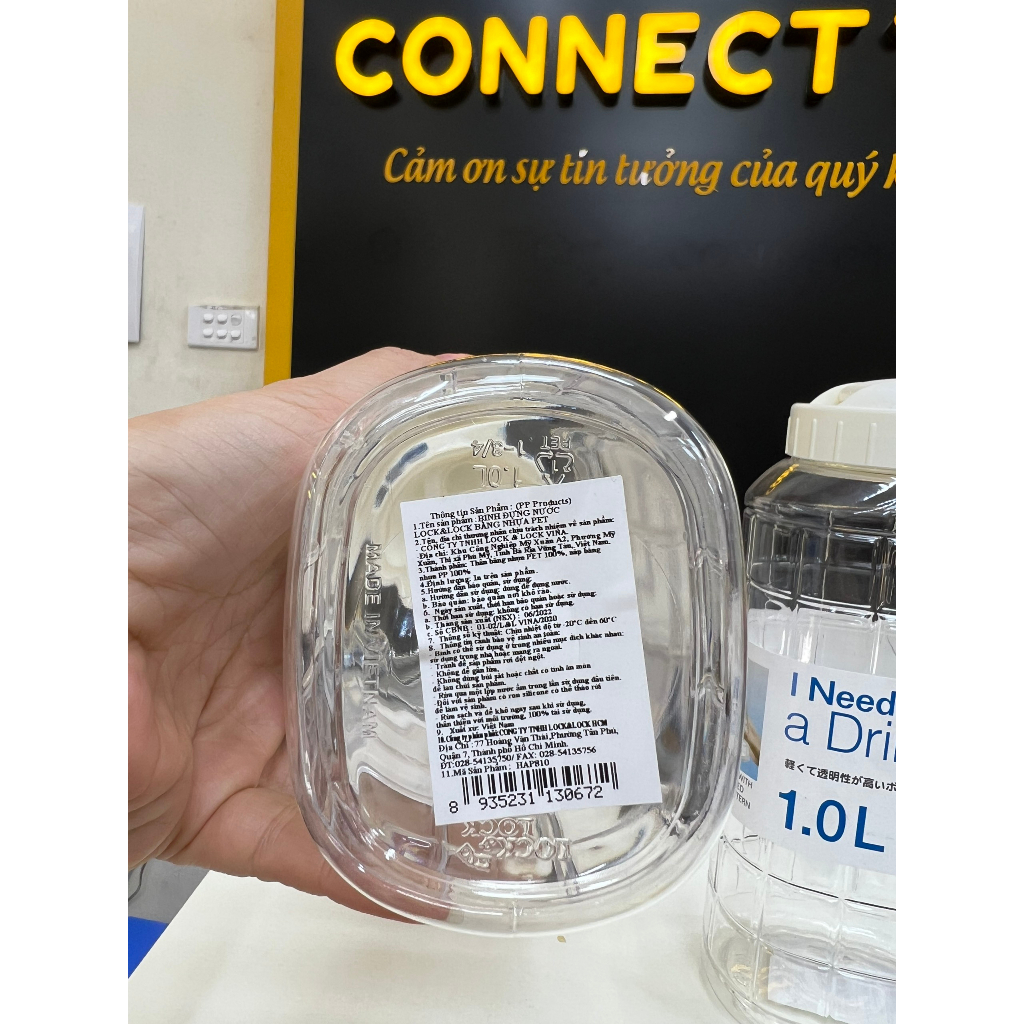 Bình Đựng Nước Nhựa Lock&Lock