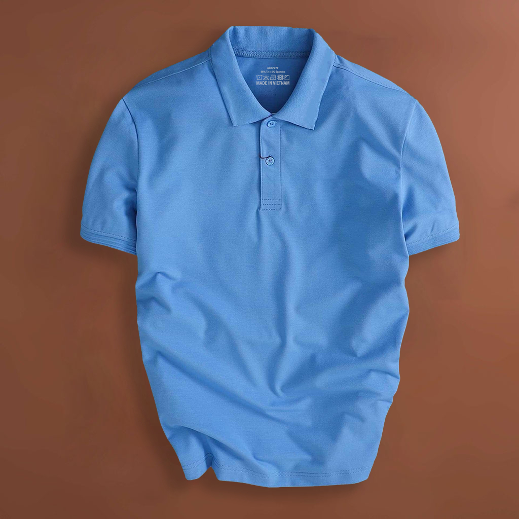 Áo Thun Polo Trơn BASIC Cổ Bẻ Chất Vải Xịn Thoáng Khí, Co Giãn, Trẻ Trung