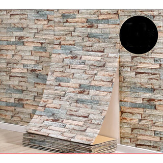 Xốp dán tường giả gạch 3D kích thước 77x70cm