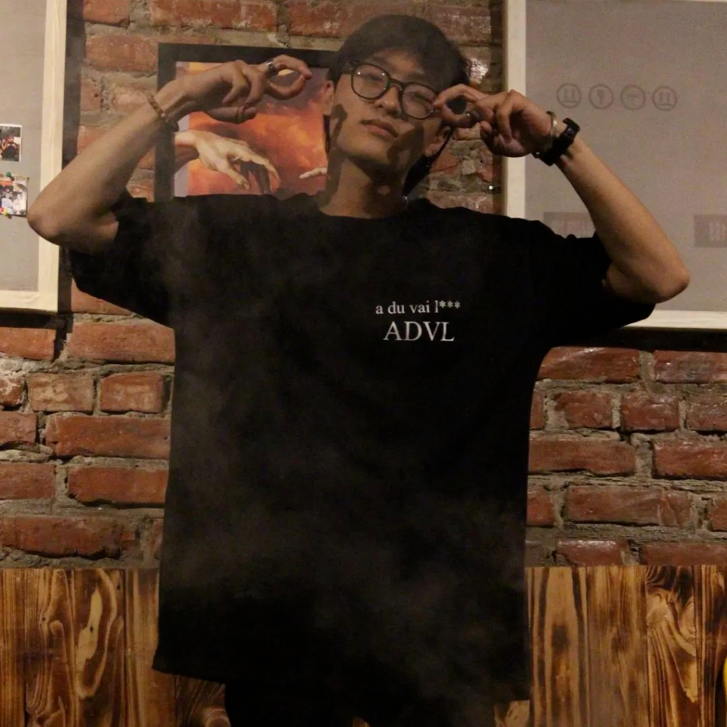 Áo thun HIGHMODE "ADU VAI L**" - Form Oversize, 100% cotton, unisex nam nữ