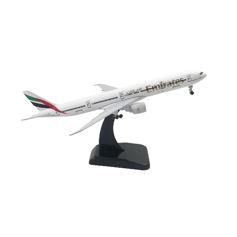 Mô hình máy bay Emirates Boeing B777 có bánh xe 20cm MB20046