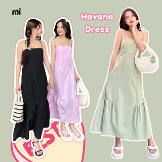 MÌ - ĐẦM HAI DÂY BABYDOLL DÁNG DÀI HAVANA - HAVANA DRESS