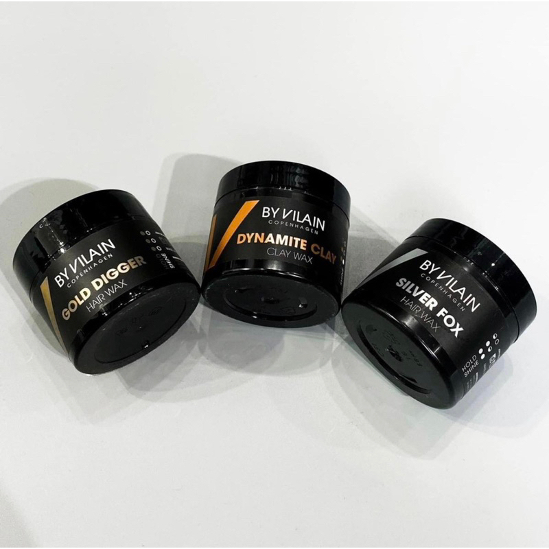 Sáp vuốt tóc nam By Vilain Gold Digger , Silver Fox , giữ nếp tóc , tạo kiểu tóc