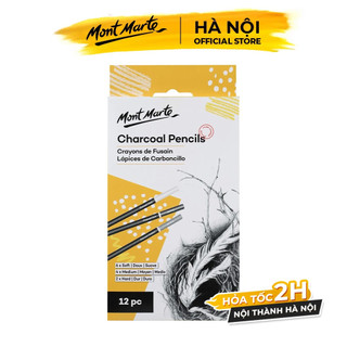 Bút chì than charcoal pencils mont marte 12 cây mpn0017