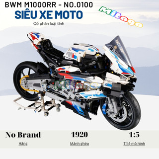 Mô hình lắp ráp xe máy bwm m1000rr - mô hình technic tỉ lệ 1:5 1920 pcs
