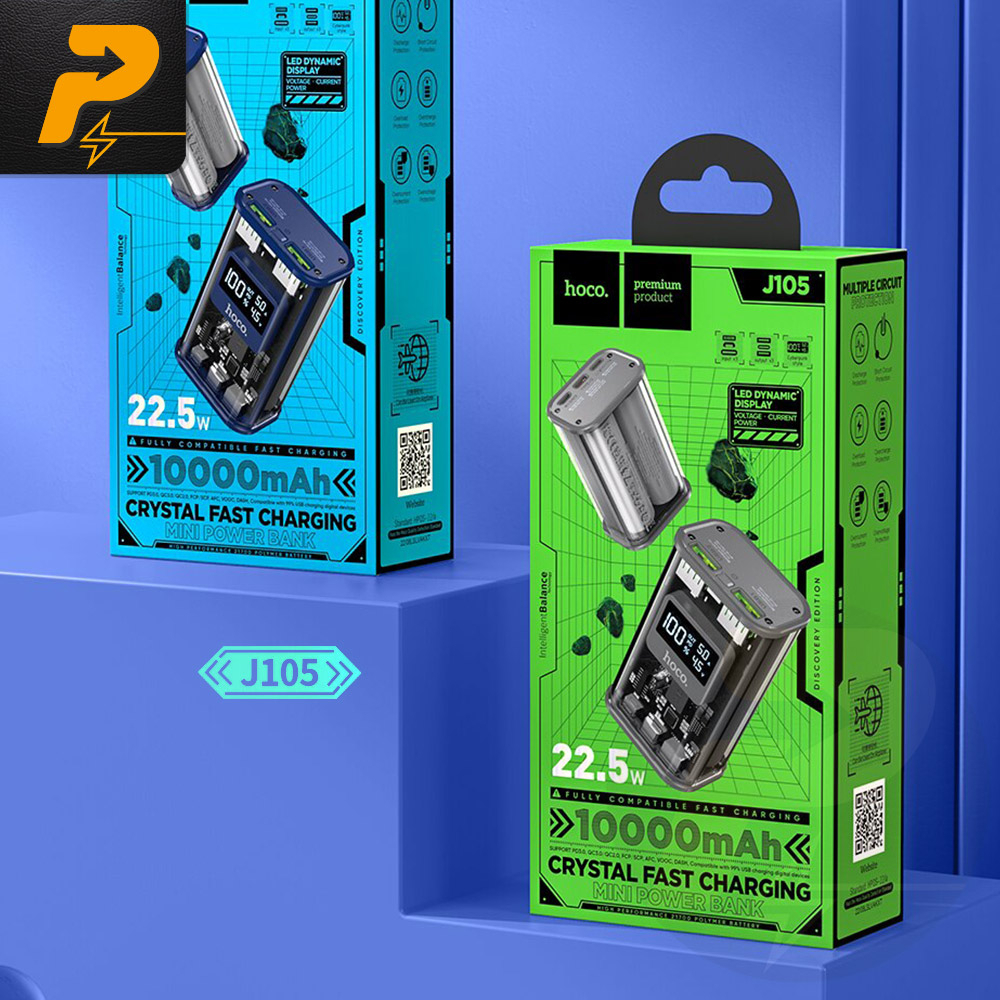 Sạc dự phòng Hoco J105 - 22.5W 10.000mAh