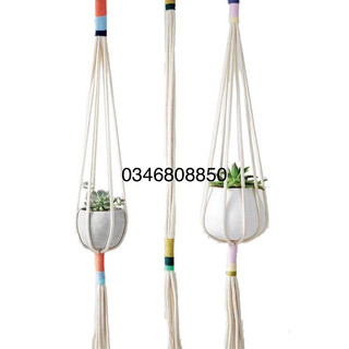 Dây treo chậu cây macrame
