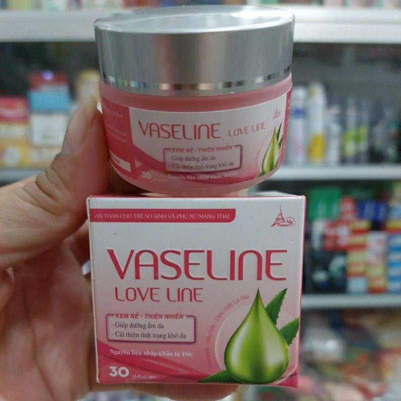 Sáp Nẻ Vaseline Love Line Dưỡng Ẩm Cho Da Khô, Mềm Da, Thơm Da, Dịu Da  Nguyên Liệu Nhập Khẩu Đức NOBORE
