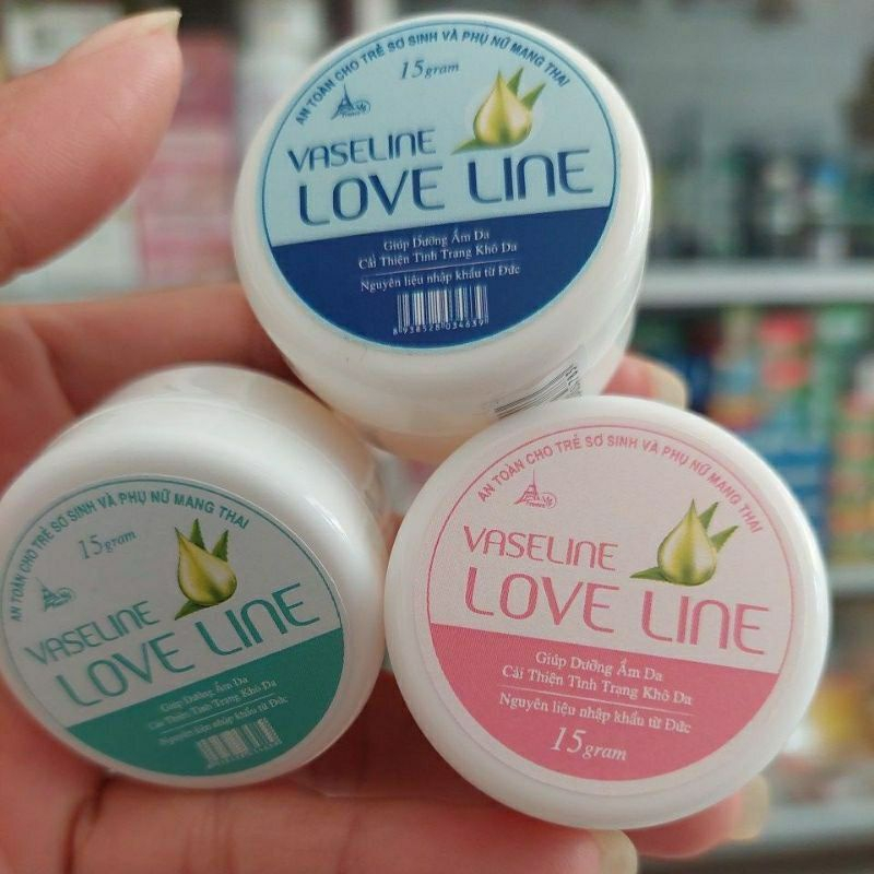 Sáp Nẻ Vaseline Love Line Dưỡng Ẩm Cho Da Khô, Mềm Da, Thơm Da, Dịu Da  Nguyên Liệu Nhập Khẩu Đức NOBORE