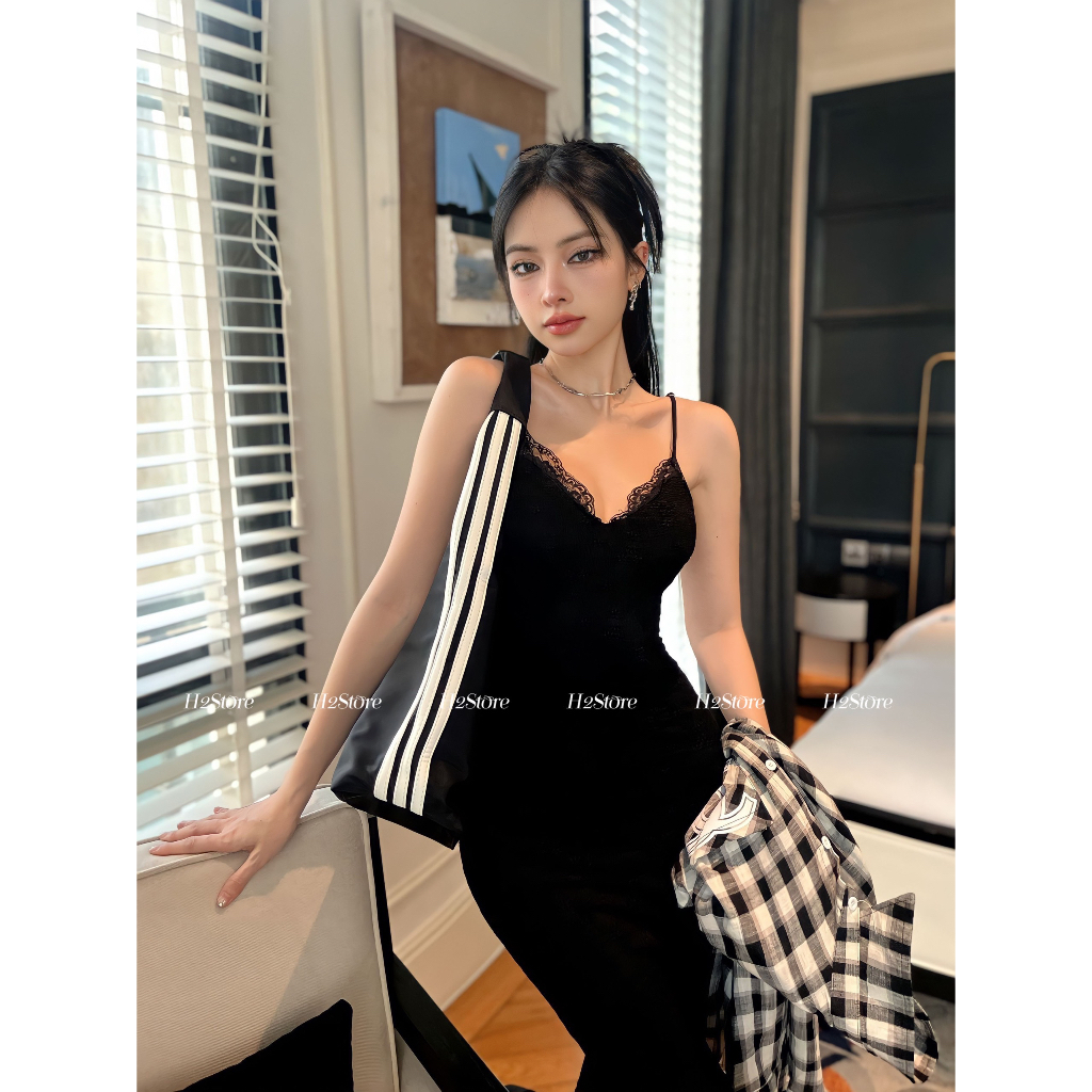 ĐẦM REN 2 DÂY  -   A04343