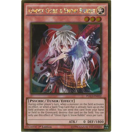 Thẻ bài Yugioh - TCG - Ghost Ogre & Snow Rabbit / PGL3-EN052'
