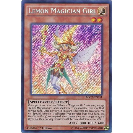 Thẻ bài Yugioh - TCG - Lemon Magician Girl / MVP1-ENS51'